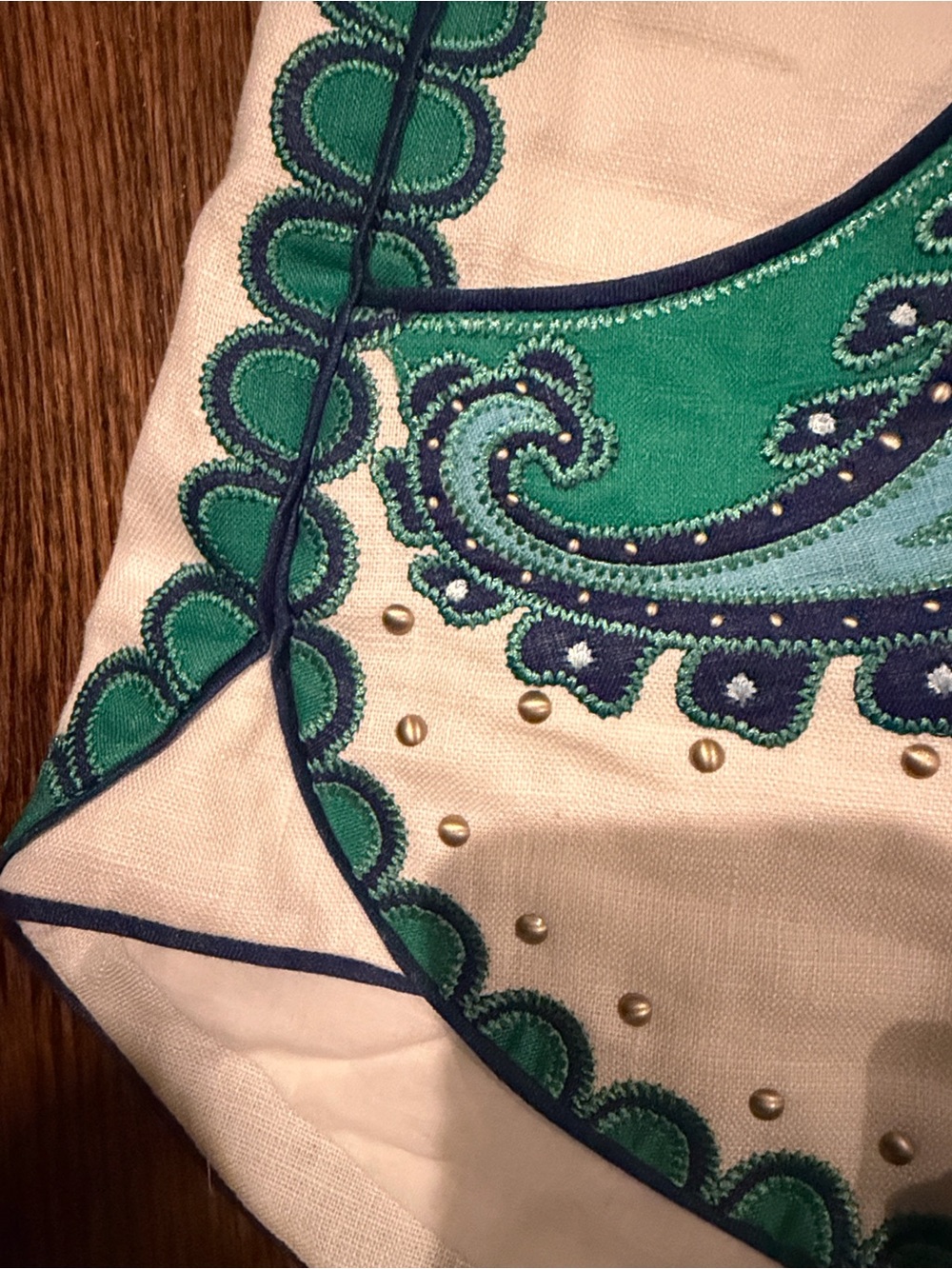Zimmerman white paisley embellished shorts - Picture 7 of 8